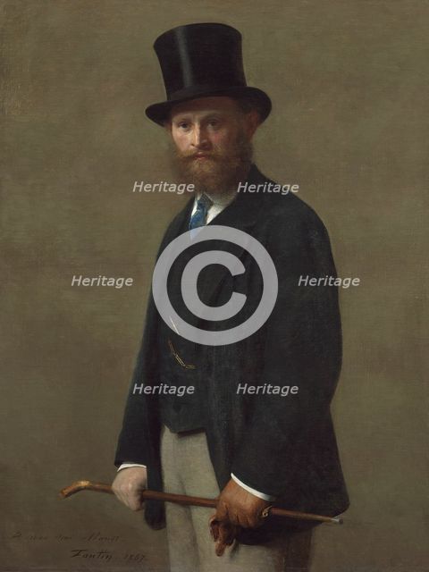 Édouard Manet, 1867. Creator: Henri Fantin-Latour.