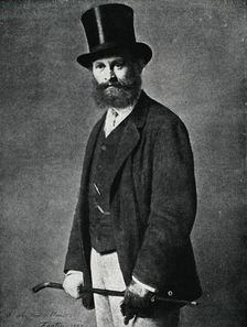Edouard Manet. From the portrait by Fantin-Latour 1901. Artist: Henri Fantin-Latour