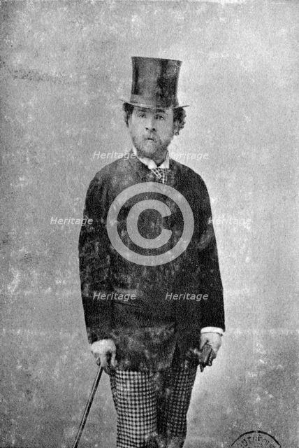 Edouard Pailleron, French poet and dramatist, 1875. Artist: Unknown