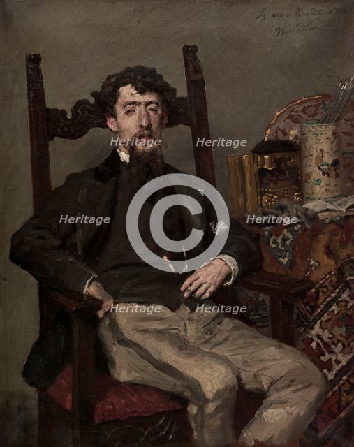Edouardo Zamacois Y Zabala, c.1870. Creator: Henri Pille.