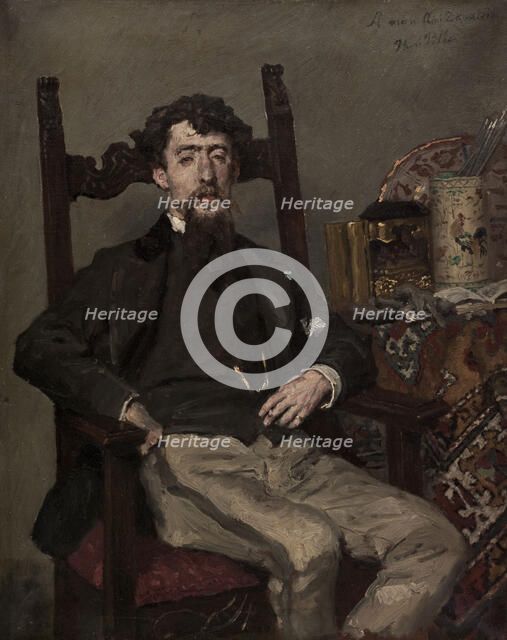 Edouardo Zamacois Y Zabala, c.1870. Creator: Henri Pille.