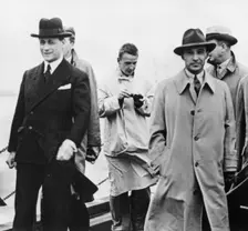 Edsel Ford visiting Ford Dagenham, Essex, 1930s