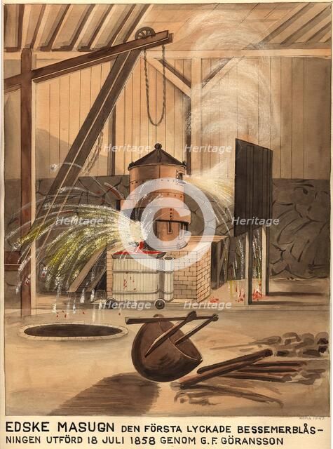 Edske blast furnace, 1940. Creator: Unknown.