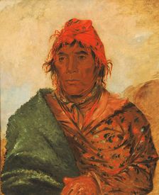 Ee-mat-lá-, King Phillip, Second Chief, 1838. Creator: George Catlin