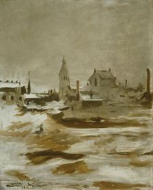 Effect of snow at Petit-Montrouge 1870. Creator: Edouard Manet