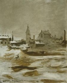 Effect of snow at Petit-Montrouge 1870. Artist: Edouard Manet