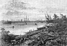 Effects of the cyclone at Calcutta, 1864. Creator: Unknown