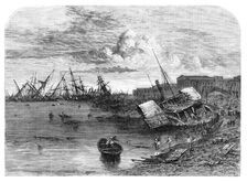 Effects of the cyclone at Calcutta on the 5th of October - from a photograph, 1864. Creator: Mason Jackson