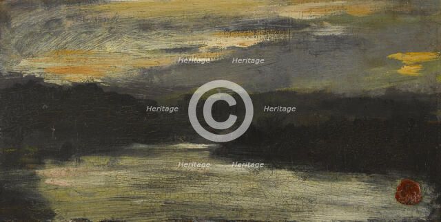 Effet de ciel sur une rivière. Creator: Jean-Baptiste Carpeaux.