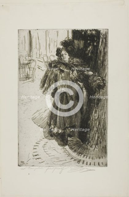 Effet de Nuit III, 1897. Creator: Anders Leonard Zorn.
