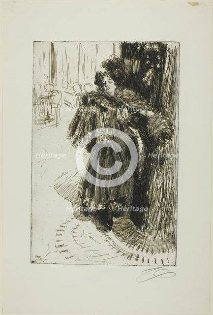 Effet de Nuit III, 1897. Creator: Anders Leonard Zorn.