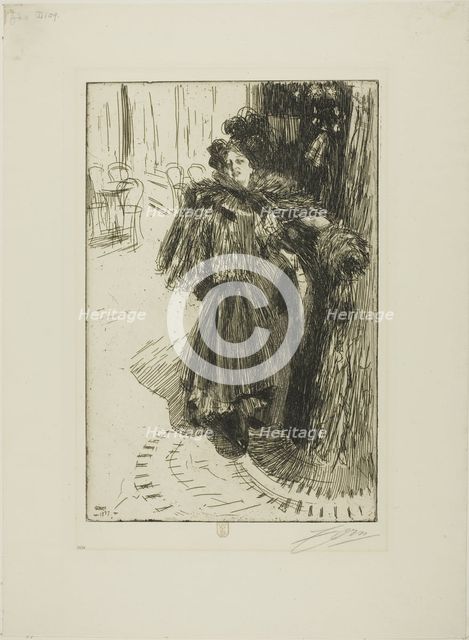 Effet de Nuit III, 1897. Creator: Anders Leonard Zorn.