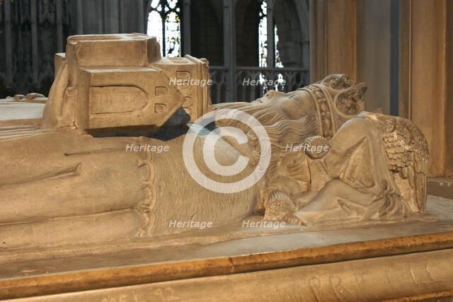 Effigy of Osric, Gloucester Cathedral, Gloucestershire. 