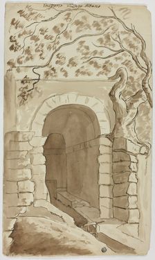 Effluent of Lake Albano, n.d. Creator: Unknown