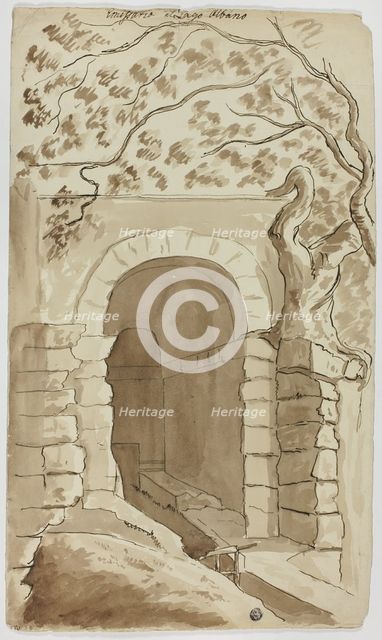 Effluent of Lake Albano, n.d. Creator: Unknown.