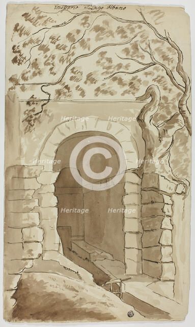 Effluent of Lake Albano, n.d. Creator: Unknown.