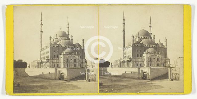 Egypt - Cairo, Mosque of Mahommed Ali, 1860/90. Creator: Frank Mason Good.