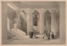 Egypt and Nubia: Volume I - No. 24, Temple at Esneh, 1838. Creator: Louis Haghe (British, 1806-1885)