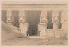 Egypt and Nubia: Volume I - No. 35, Dendera, 1838. Creator: Louis Haghe (British, 1806-1885)