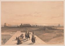 Egypt and Nubia: Volume I - No. 38, Ruins of Karnak, 1838. Creator: Louis Haghe (British, 1806-1885)