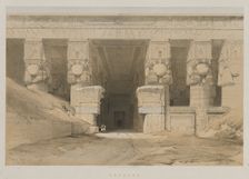 Egypt and Nubia, Volume I: Dendera, 1847. Creator: Louis Haghe (British, 1806-1885); F.G. Moon, 20 Threadneedle Street, London