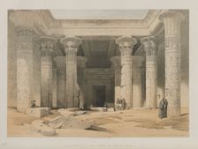 Egypt and Nubia, Volume I: Grand Portico of the Temple of Philae, Nubia, 1847. Creator: Louis Haghe (British, 1806-1885); F.G.Moon, 20 Threadneedle Street, London