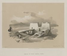 Egypt and Nubia, Volume I: Temple of Wady Saboua, Nubia, 1846. Creator: Louis Haghe (British, 1806-1885)