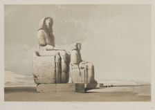 Egypt and Nubia, Volume I: Thebes, 1846. Creator: Louis Haghe (British, 1806-1885); F.G.Moon, 20 Threadneedle Street, London