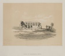 Egypt and Nubia, Volume I: Wady Maharraka, Nubia, 1846. Creator: Louis Haghe (British, 1806-1885); F.G.Moon, 20 Threadneedle Street, London