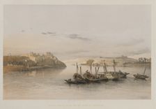 Egypt and Nubia, Volume II: General View of Esouan and the Island of Elephantine, 1848. Creator: Louis Haghe (British, 1806-1885); F.G.Moon, 20 Threadneedle Street, London
