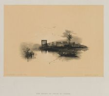 Egypt and Nubia, Volume II: Island of Philae, on the Nile, Nubia, 1847. Creator: Louis Haghe (British, 1806-1885); F.G.Moon, 20 Threadneedle Street, London