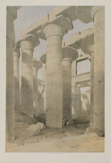 Egypt and Nubia, Volume II: Karnac, 1847. Creator: Louis Haghe (British, 1806-1885); F.G.Moon, 20 Threadneedle Street, London
