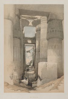 Egypt and Nubia, Volume II: Karnak, 1847. Creator: Louis Haghe (British, 1806-1885); F.G.Moon, 20 Threadneedle Street, London