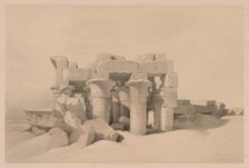 Egypt and Nubia: Volume II - No. 42, Ruins of Kom Ombo, 1838. Creator: Louis Haghe (British, 1806-1885)