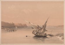Egypt and Nubia: Volume II - No. 6, Approach to the Fortress of Ibrim, Nubia, 1838. Creator: Louis Haghe (British, 1806-1885)
