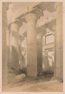 Egypt and Nubia: Volume II - No. 14, Karnak, 1838. Creator: Louis Haghe (British, 1806-1885)