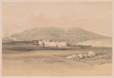 Egypt and Nubia: Volume II - No. 20, Medinet Abou, Thebes, 1838. Creator: Louis Haghe (British, 1806-1885)