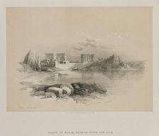 Egypt and Nubia, Volume II: Philae, 1848. Creator: Louis Haghe (British, 1806-1885); F.G.Moon, 20 Threadneedle Street, London