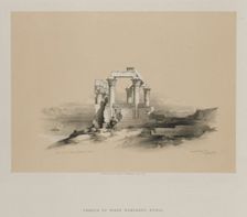 Egypt and Nubia, Volume II: Ruins of the Temple of Kardeseh, Nubia, 1848. Creator: Louis Haghe (British, 1806-1885); F.G.Moon, 20 Threadneedle Street, London
