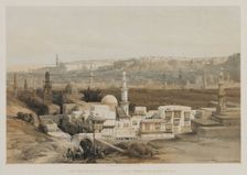 Egypt and Nubia, Volume III: Cairo from the Gate of Citzenib, Looking towards the Desert of Suez, 18 Creator: Louis Haghe (British, 1806-1885); F.G. Moon, 20 Threadneedle Street, London