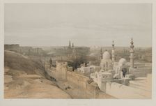 Egypt and Nubia, Volume III: Cairo, Looking West, 1848. Creator: Louis Haghe (British, 1806-1885); F.G.Moon, 20 Threadneedle Street, London