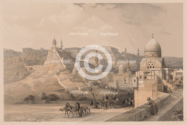 Egypt and Nubia: Volume III - No. 34, The Citadel of Cairo, Residence of Mehemet Ali, 1838. Creator: Louis Haghe (British, 1806-1885).