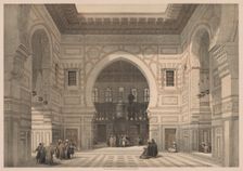 Egypt and Nubia: Volume III - No. 36, Interior of the Mosque of the Sultan El Ghoree, 1838. Creator: Louis Haghe (British, 1806-1885)