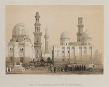 Egypt and Nubia, Volume III: Tomb of the Memlooks, Cairo, 1849. Creator: Louis Haghe (British, 1806-1885); F.G.Moon, 20 Threadneedle Street, London