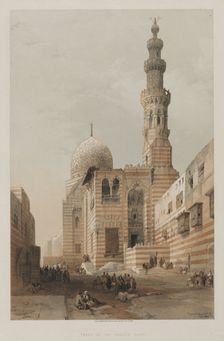 Egypt and Nubia, Volume III: Tombs of the Khalifs, Cairo, 1848. Creator: Louis Haghe (British, 1806-1885); F.G.Moon, 20 Threadneedle Street, London