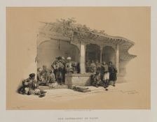 Egypt and Nubia, Volume III: The Coffee Shop, 1849. Creator: Louis Haghe (British, 1806-1885); F.G.Moon, 20 Threadneedle Street, London
