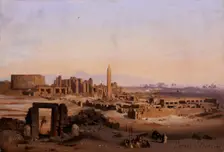 Egypt. Karnak in Thebes, 1843