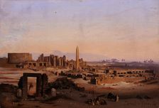 Egypt. Karnak in Thebes, 1843
