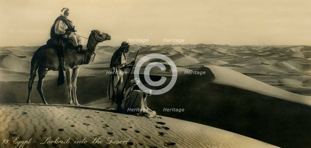 'Egypt - Lookout into the Desert', c1918-c1939. Creator: Unknown.
