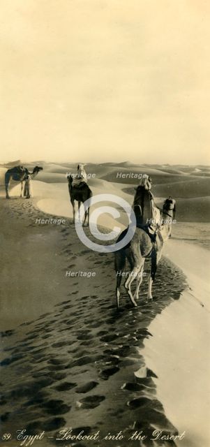 'Egypt - Lookout into the Desert', c1918-c1939. Creator: Unknown.